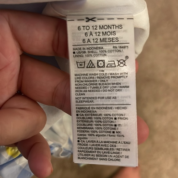 NWT ~ Janie and Jack Lemon Print Gingham Romper - Picture 11 of 11